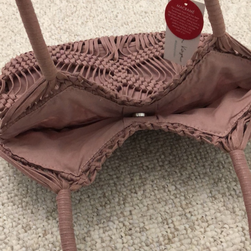 London Kaye Dusty Rose Hobo Bag - Picture 4 of 10